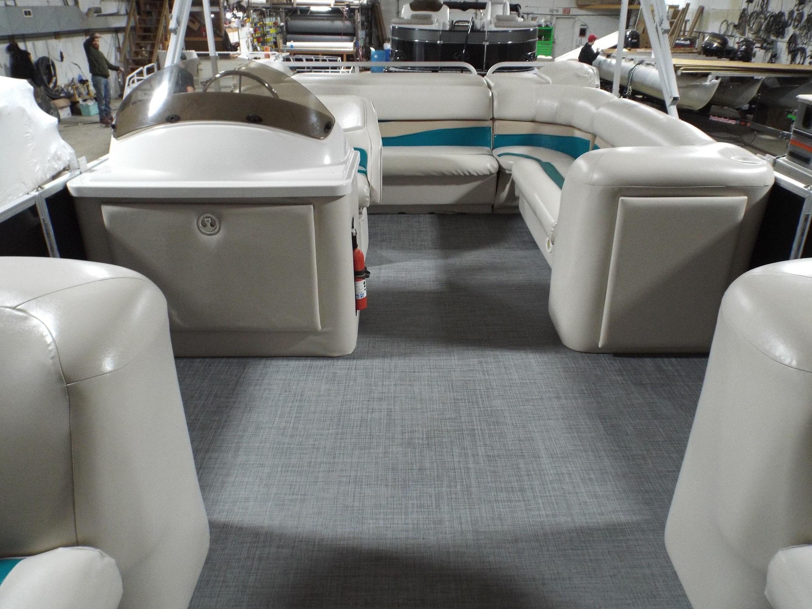 Pontoon Flooring Marsh Brothers, Inc. Quincy Michigan